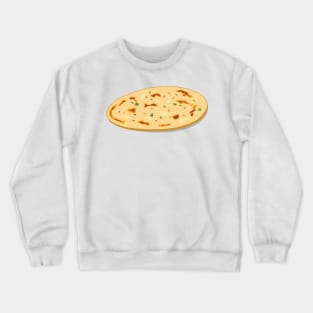 Naan Bread Garlic Naan India Pakistan Food Lover Masala Curry Crewneck Sweatshirt